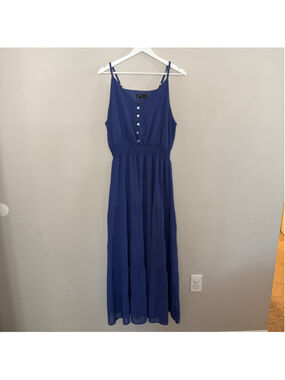 Women's PRETTYGARDEN Blue Maxi Dress L
